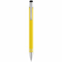 Ручка металлическая шариковая "Hawk", желтый/серебристый