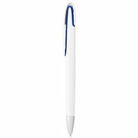 Ручка пластиковая шариковая "Rio", белый/ярко-синий