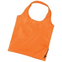 Легкая складная сумка для покупок BUNGALOW, 39 х 38 см, макс.нагрузка 10 кг, оранжевый/черный