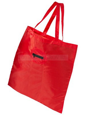 Фото Складная сумка для покупок (красный)