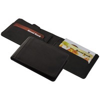 Бумажник черный ADVENTURER RFID со скрытыми отделениями