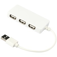 USB Hub на 4 порта "Brick", белый