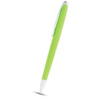 Ручка пластиковая шариковая "Sunrise", зеленое яблоко/серебристый