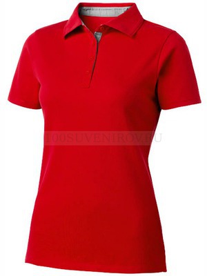 Фото Рубашка поло "Hacker" женская «Slazenger» (красный, серый) 2XL
