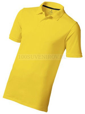 Фото Рубашка поло Calgary мужская «Elevate» (желтый) 2XL