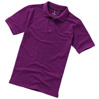 Рубашка поло Calgary мужская, темно-фиолетовый, L