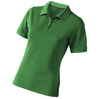 Рубашка поло "Calgary" женская, зеленый, S