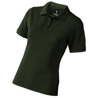Рубашка поло "Calgary" женская, армейский зеленый, S