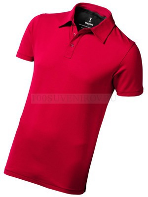 Фото Рубашка поло "Markham" мужская «Elevate» (красный, антрацит) 2XL