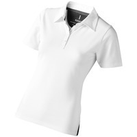 Рубашка поло "Markham" женская, белый/антрацит, 2XL