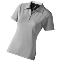 Рубашка поло "Markham" женская, серый меланж/антрацит, L