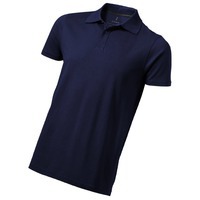 Рубашка поло "Seller" мужская, темно-синий, S