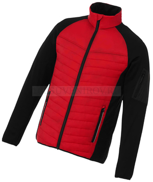 Фото Куртка "Banff" мужская «Elevate» (красный, черный) L