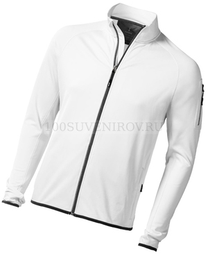Фото Куртка флисовая "Mani" мужская «Elevate» (белый, черный) 2XL