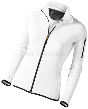 Фото Куртка флисовая "Mani" женская «Elevate» (белый, черный) 2XL