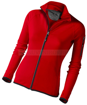 Фото Куртка флисовая "Mani" женская «Elevate» (красный, черный) 2XL