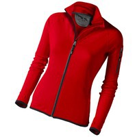 Куртка флисовая "Mani" женская, красный/черный, XL