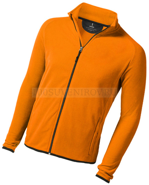 Фото Куртка флисовая "Brossard", мужская «Elevate» (оранжевый, черный) XS