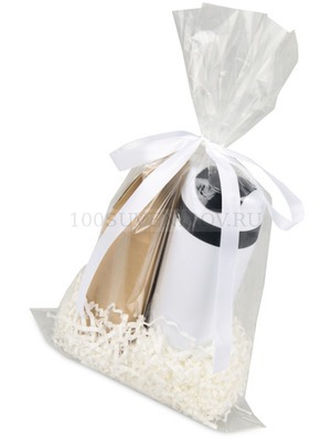 Фото Подарочный набор белый LEVITA: термокружка, листовой чай в красивой упаковке