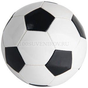 Фото Мяч футбольный надувной; D=22  см; PU (белый, черный)