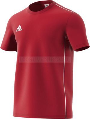 Фото Красная футболка Core 18 Tee с шелкографией, размер L