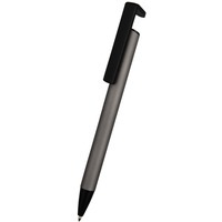 Ручка-подставка шариковая «Garder», серый/черный