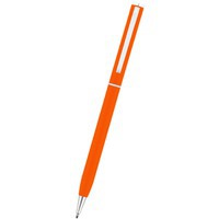 Ручка оранжевая из металла ическая шариковая "АТРИУМ"