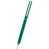 Ручка зеленая из металла ическая шариковая "АТРИУМ"