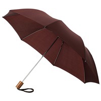 Зонт складной "Oho", коричневый