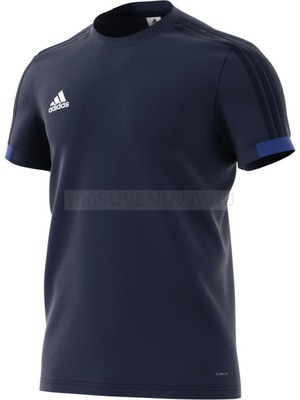 Фото Темно-синяя футболка Condivo 18 Tee с вышивкой, размер S