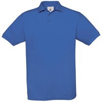 Рубашка поло нестандартная SAFRAN ярко-синяя, XL