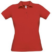 Картинка Рубашка поло женская Safran Pure красная XL от торговой марки BNC