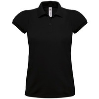 Рубашка поло женская фирменная HEAVYMILL черная, M