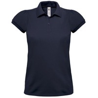 Рубашка поло женская нестандартная HEAVYMILL темно-синяя, XL