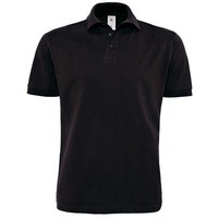 Рубашка поло фирменная HEAVYMILL черная, XL