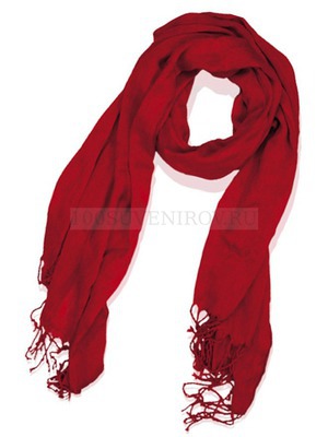 Фото Красный шарф из вискозы MAGNOLIA, 155 г
