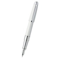 Ручка перьевая Caprice, белый, серебристый