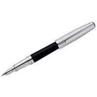 Ручка перьевая Olympio L, черный/серебристый