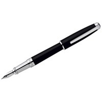 Ручка перьевая Olympio L, черный/серебристый