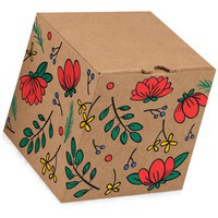 Фотка Подарочная коробка «Adenium»,  8 х 8 х 9,8 см 