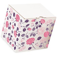 Подарочная коробка «Adenium» с цветочным орнаментом, 8 х 8 х 9,8 см