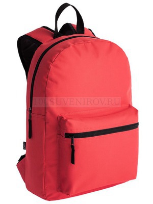 Фото Красный рюкзак UNIT BASE с шелкографией