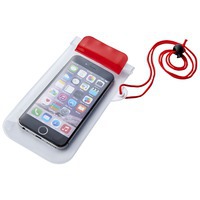 Водонепроницаемые чехлы для телефона и Чехол водонепроницаемый красный прозрачный MAMBO