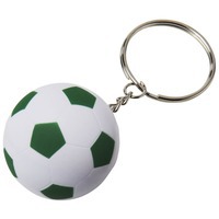 Футбольный брелок «Striker», белый/зеленый