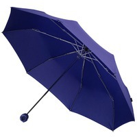 Зонт складной синий FLOYD с кольцом