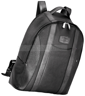 Фото Черный рюкзак из кожи SOFT DIAMOND GRAINE