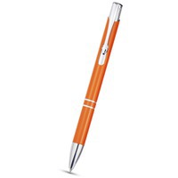 Ручка металлическая шариковая «Moneta», оранжевый/серебристый