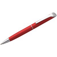 Ручка шариковая красная из алюминия GLIDE