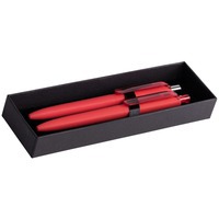 Набор красный из пластика PRODIR DS8: ручка и карандаш