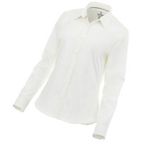 Рубашка женская белая из эластана приталенная HAMELL с длинными рукавами